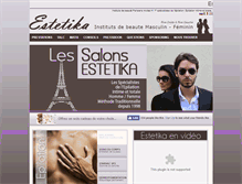 Tablet Screenshot of estetika.com
