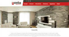 Desktop Screenshot of estetika.com.tr