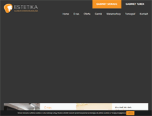 Tablet Screenshot of estetika.net.pl