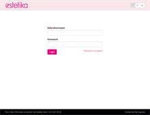 Tablet Screenshot of estetikaexposant.estetika.be